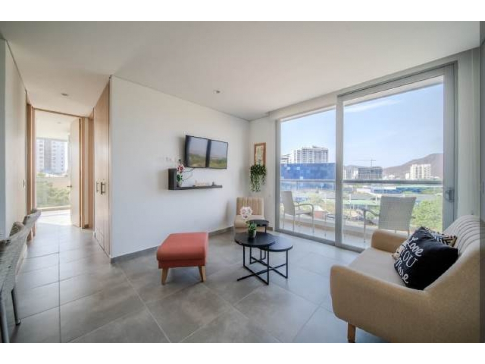 VENDO APTO. AMOBLADO STA. MARTA - P. SALGUERO - 78 M2 - 2H - $740 MILL — foto 4