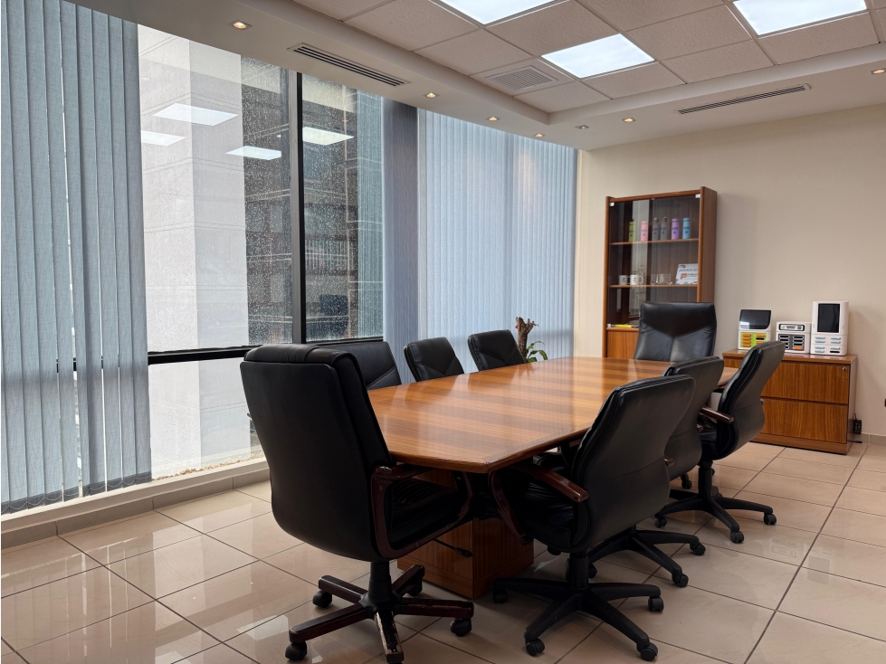 OFICINA / OBARRIO / TORRE GENERALLI / 360 m2 / AMOBLADO / 9 PARKING