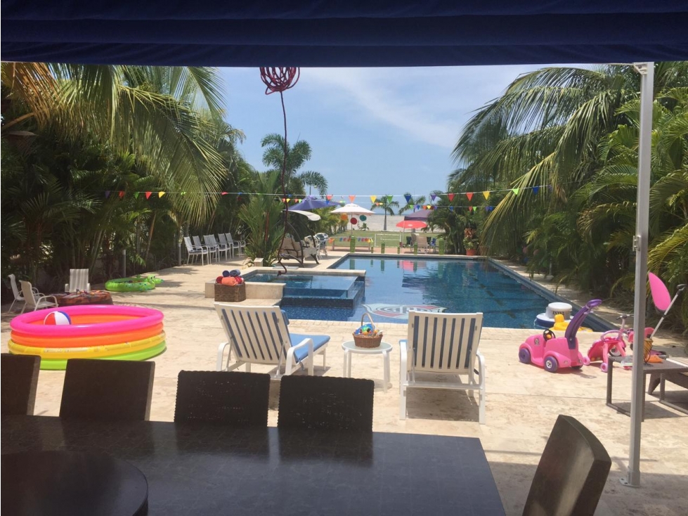PLAYA BLANCA / 5 HABITACIONES / PISCINA PRIVADA / FRENTE AL MAR — foto 2