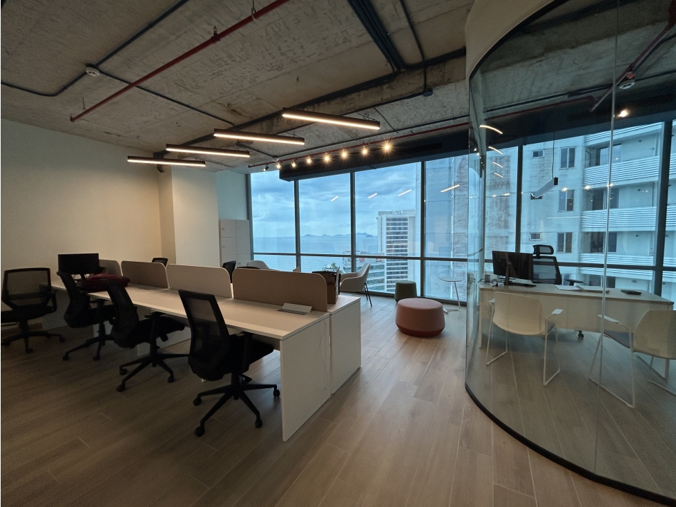 OFICINA / COSTA DEL ESTE / FINANCIAL PARK / 140M / AMOBLADA