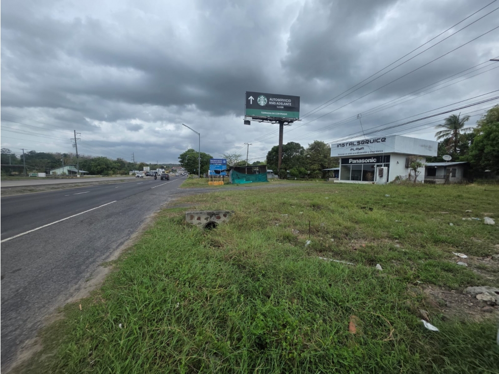 SE VENDE TERRENO PLANO EN CHAME COLONCITO SOBRE VIA INTERAMERICANA — foto 2