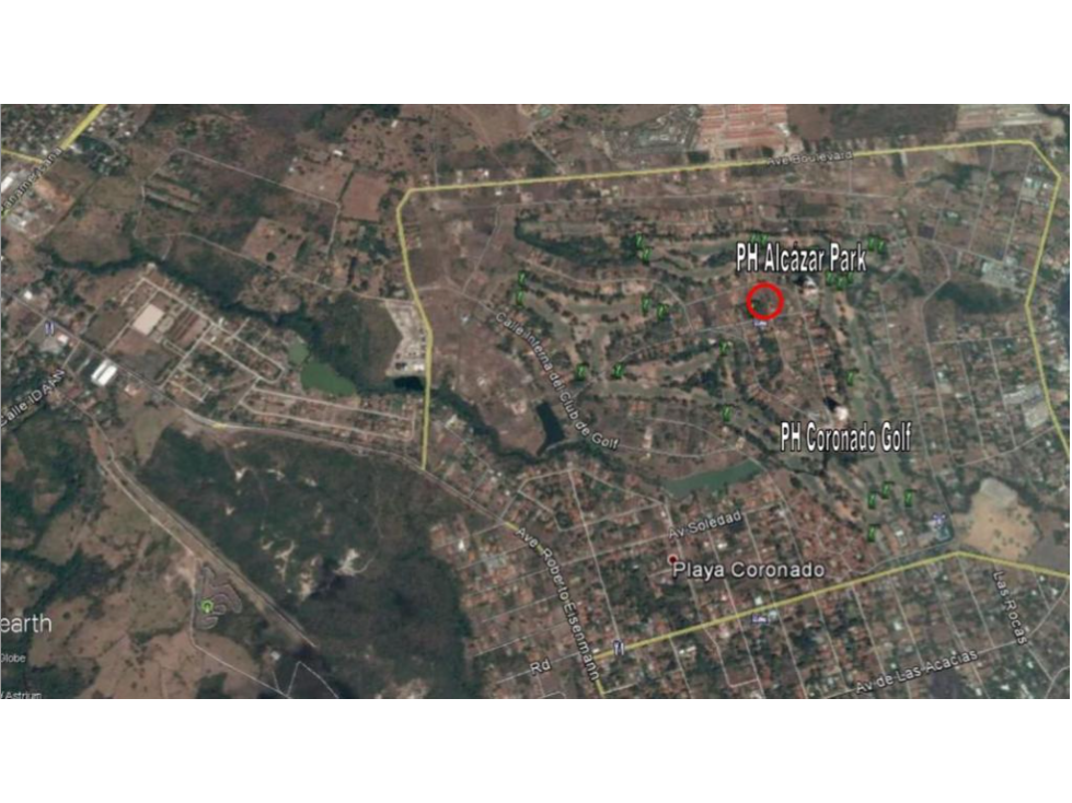 CORONADO / URBANIZACIÓN ALCÁZAR PARK / 2200M / PLANO / FRENTE VIA — foto 3