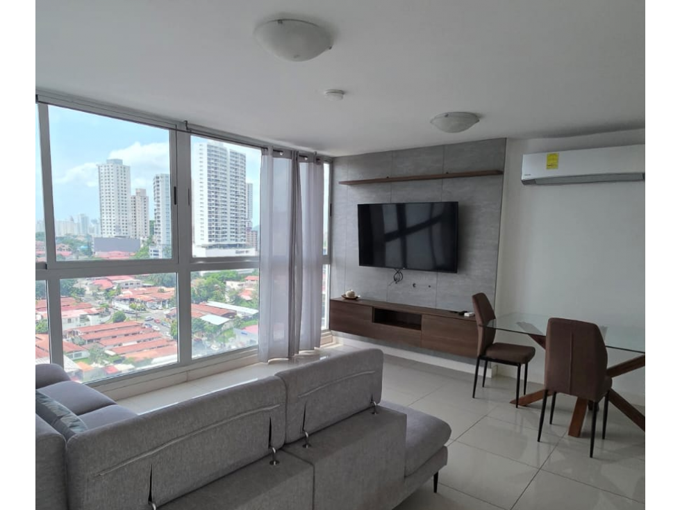 SE ALQUILA APARTAMENTO TUMBA MUERTO CORAL PLAZA 80M AMOBLADO