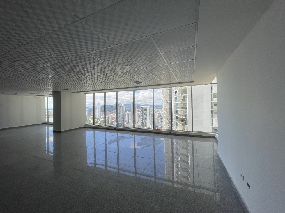 CALLE 50 / OFICINA / TORRE BICSA / 165M / VACIA / VISTA AL MAR /JC