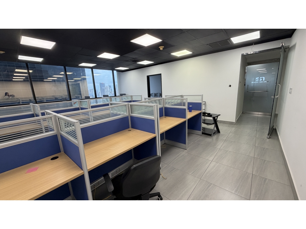 SE ALQUILA OFICINA EN CALLE 50 175M DIVISIONES AMOBLADA — foto 6