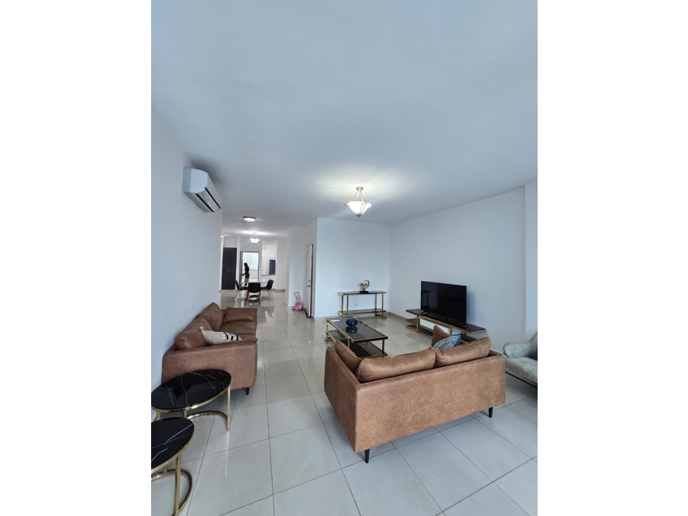 SE ALQUILA APARTAMENTO OBARRIO GALERIA 1 169M 3 HABITACIONES AMOBLADA — foto 3
