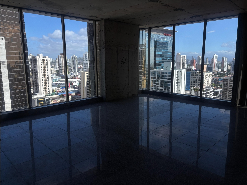 ALQUILER DE OFICINA EN OBARRIO PH TWIST TOWER 67M ESPACIO AMPLIO VACIO
