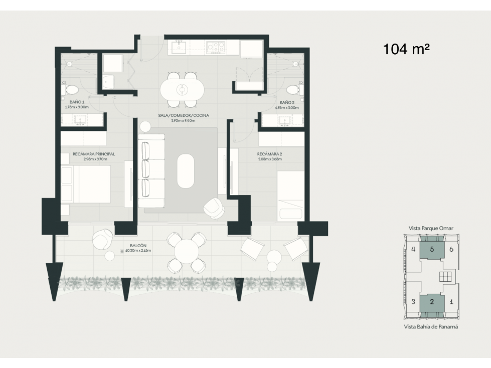SE VENDE APARTAMENTO EN COCO DEL MAR A-19 CINCUENTENARIO 104M PREVENTA — foto 3