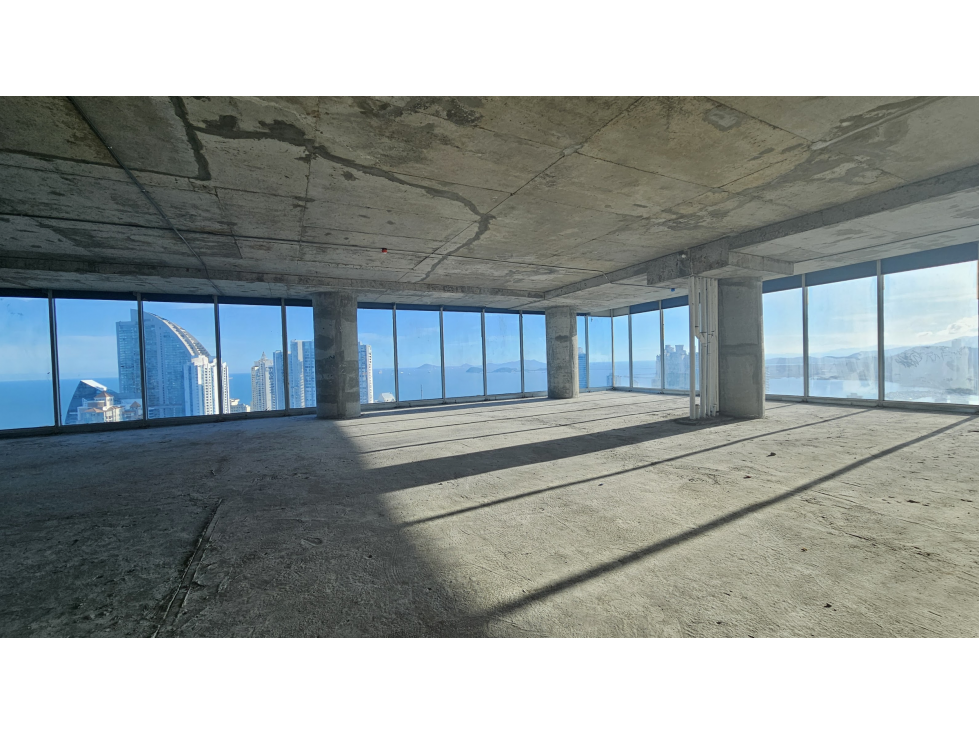 OFICINA / OCEAN BUSSINESS PLAZA / 1674M / NO DIVISIONES / OBRA EN GRIS