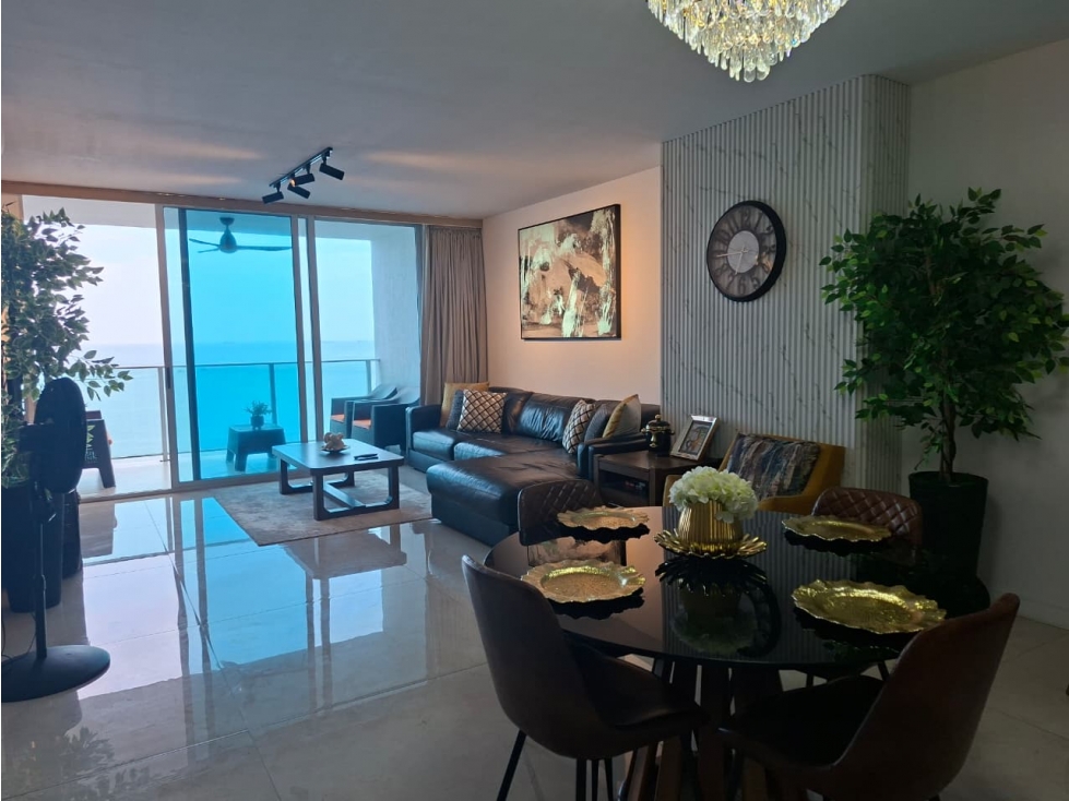 SE ALQUILA APARTAMENTO AVE. BALBOA H2O ON THE OCEAN 96M AMOBLADO — foto 4