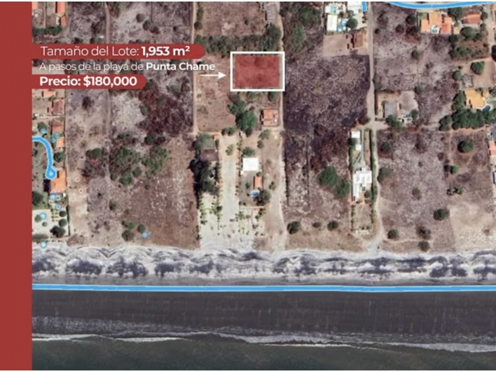 TERRENO / PUNTA CHAME / 1953 M2 / CERCA DE LA PLAYA — foto 6