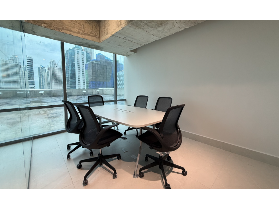 SE ALQUILA OFICINA FINANCIAL PARK EN COSTA DEL ESTE 188M AMOBLADA