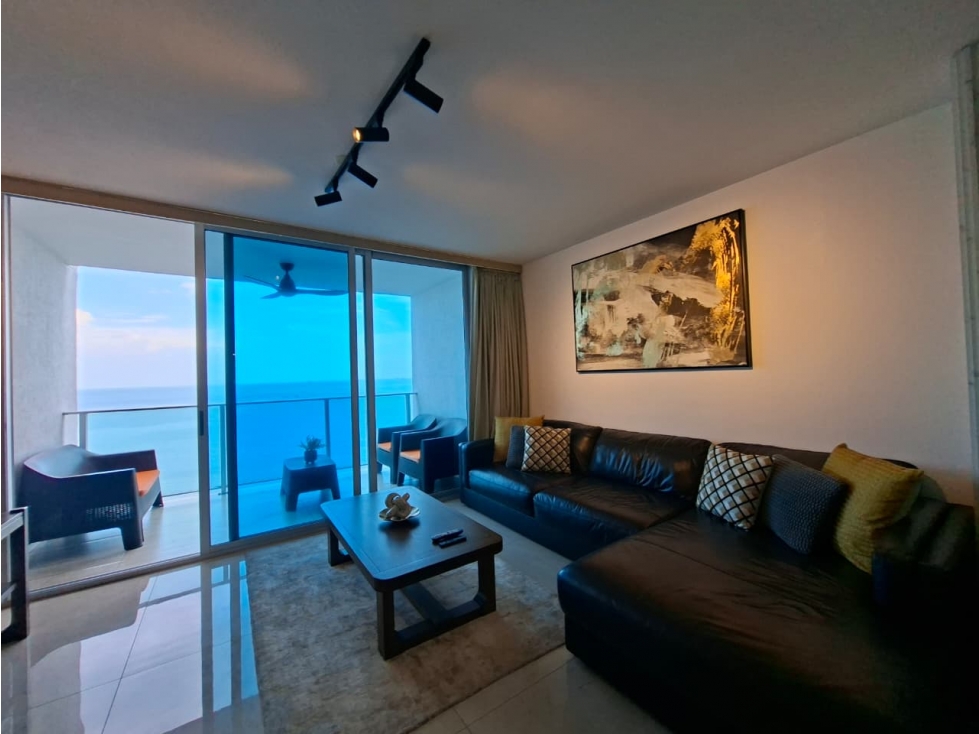 SE ALQUILA APARTAMENTO AVE. BALBOA H2O ON THE OCEAN 96M AMOBLADO — foto 2