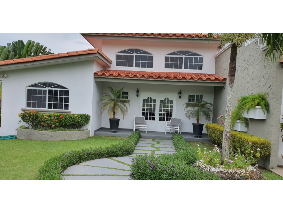 SE VENDE CASA CORONADO BOULEVARD 4 HABITACION 1000M AMOBLADA PISCINA