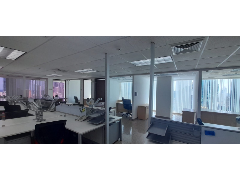 CALLE 50 / TORRE GLOBAL BANK / 420M2 / AMOBLADA / VISTA PANORAMICA — foto 2