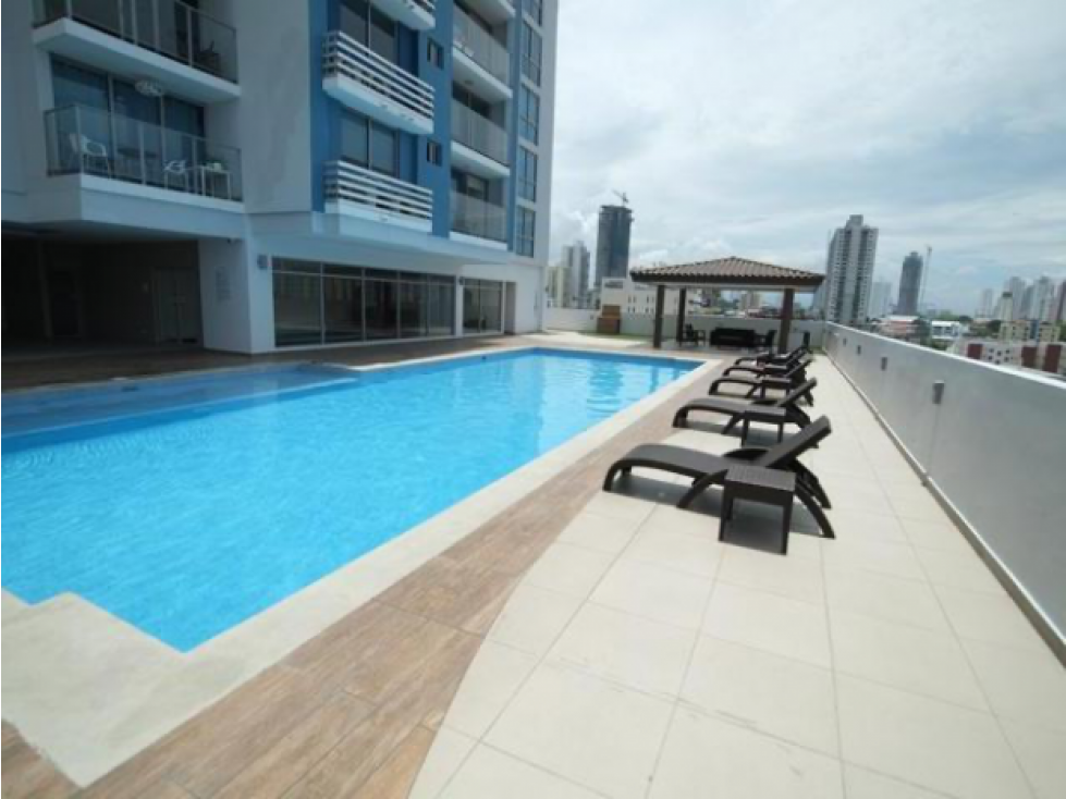 SE ALQUILA APARTAMENTO EN VIA ESPAÑA PH TORRES DE CASTILLA AMOBLADO — foto 3