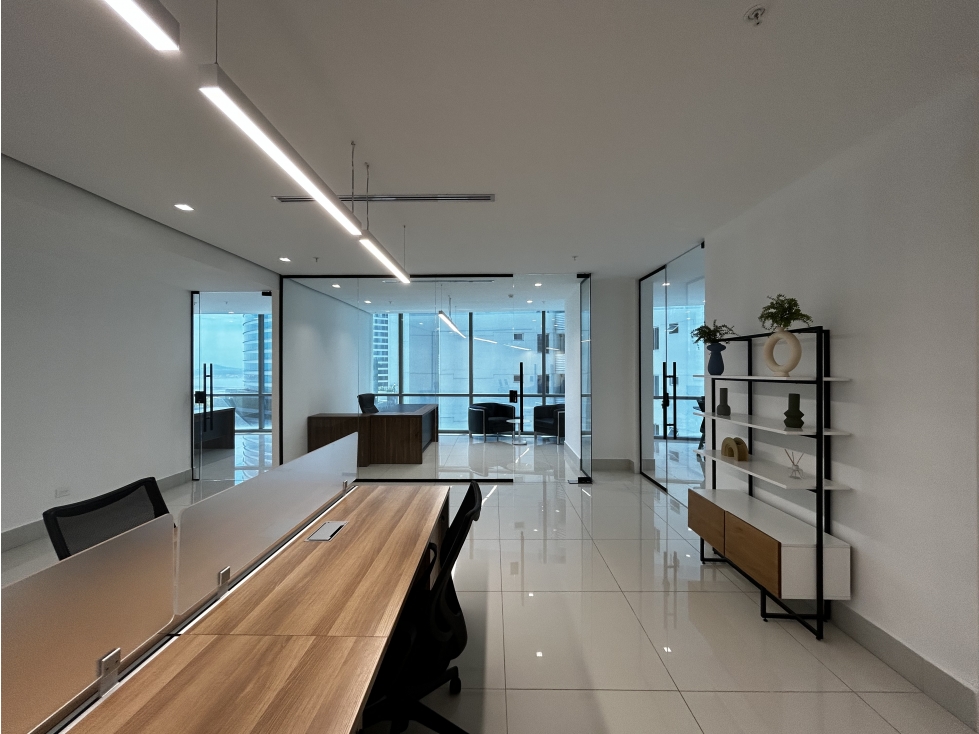 OFICINA / COSTA DEL ESTE / FINANCIAL PARK / 140 M2 / AMOBLADA