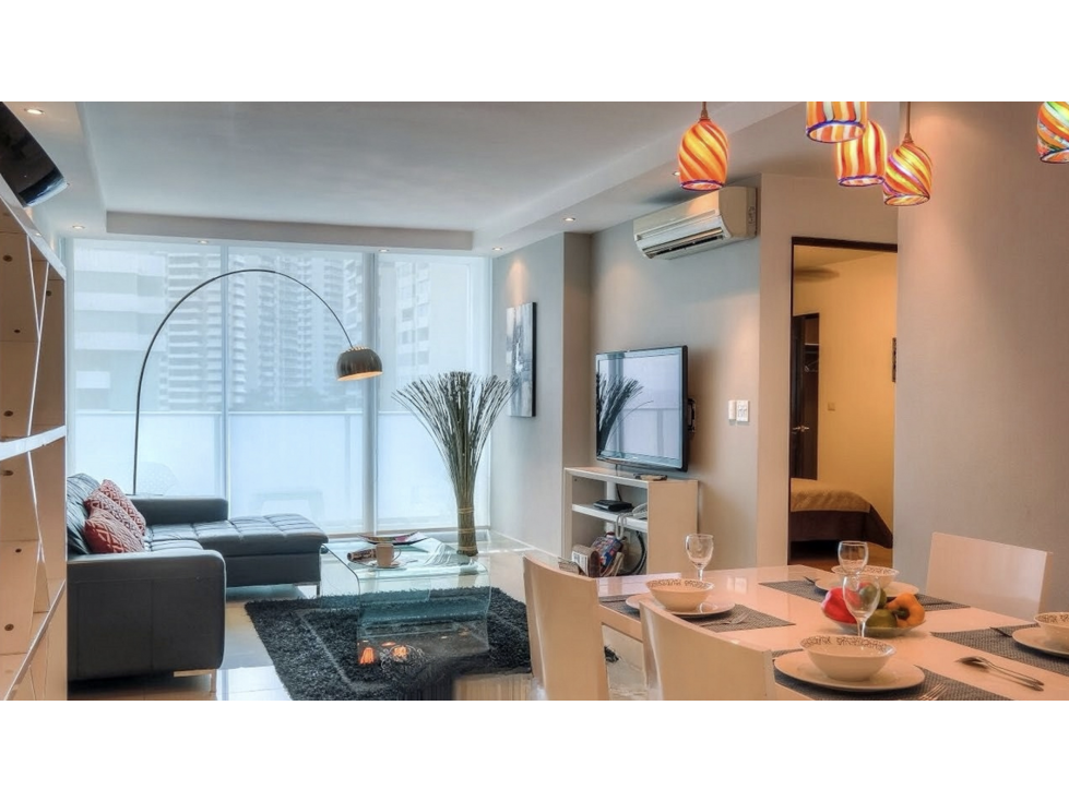 PUNTA PACIFICA / PH PACIFIC SKY / 2 HABITACIONES / 113 M2 / BALCON