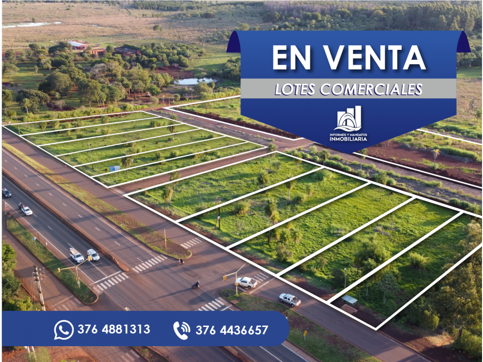 VENTA Lotes Comerciales 1200 m2 - Posadas / Garupá