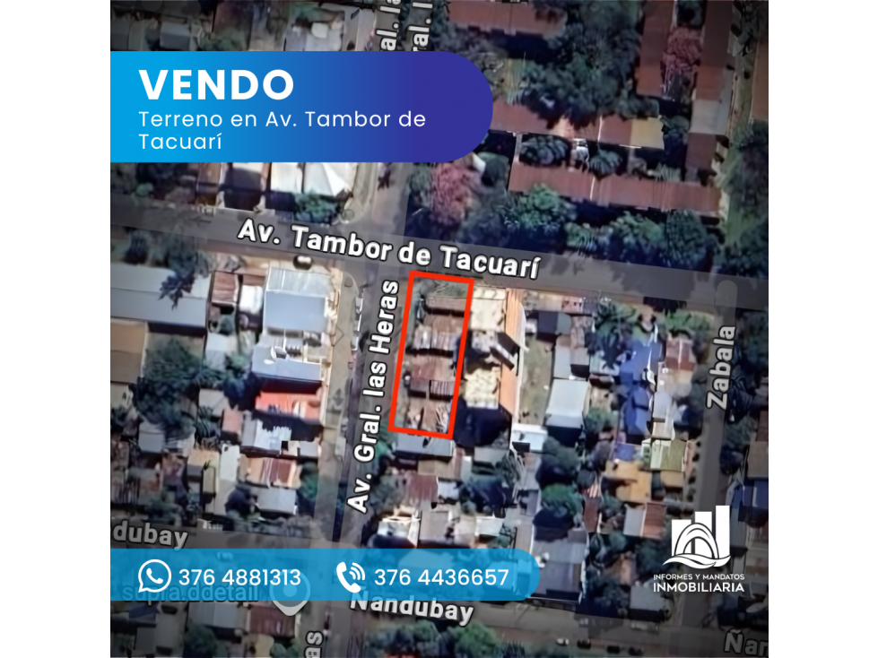 VENTA TERRENO sobre avenida y en esquina - 1