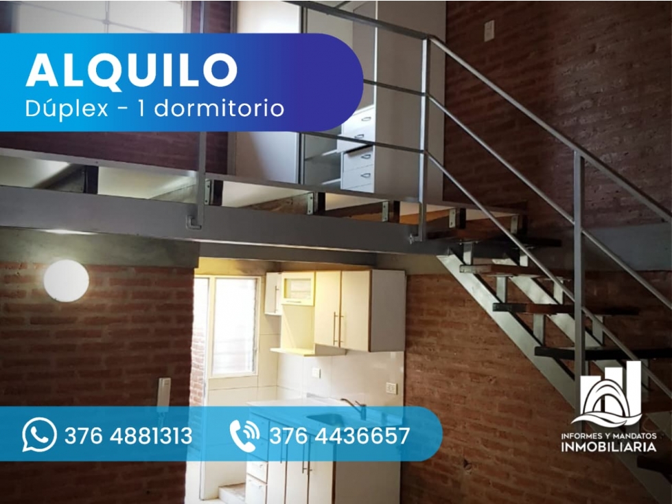 Departamento tipo Dúplex con patio y parrilla - 1