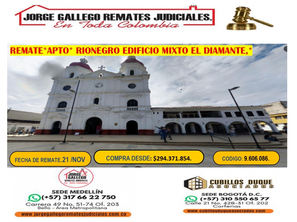 REMATE*APTO * RIONEGRO ED,EL DIAMANTE. — foto 2