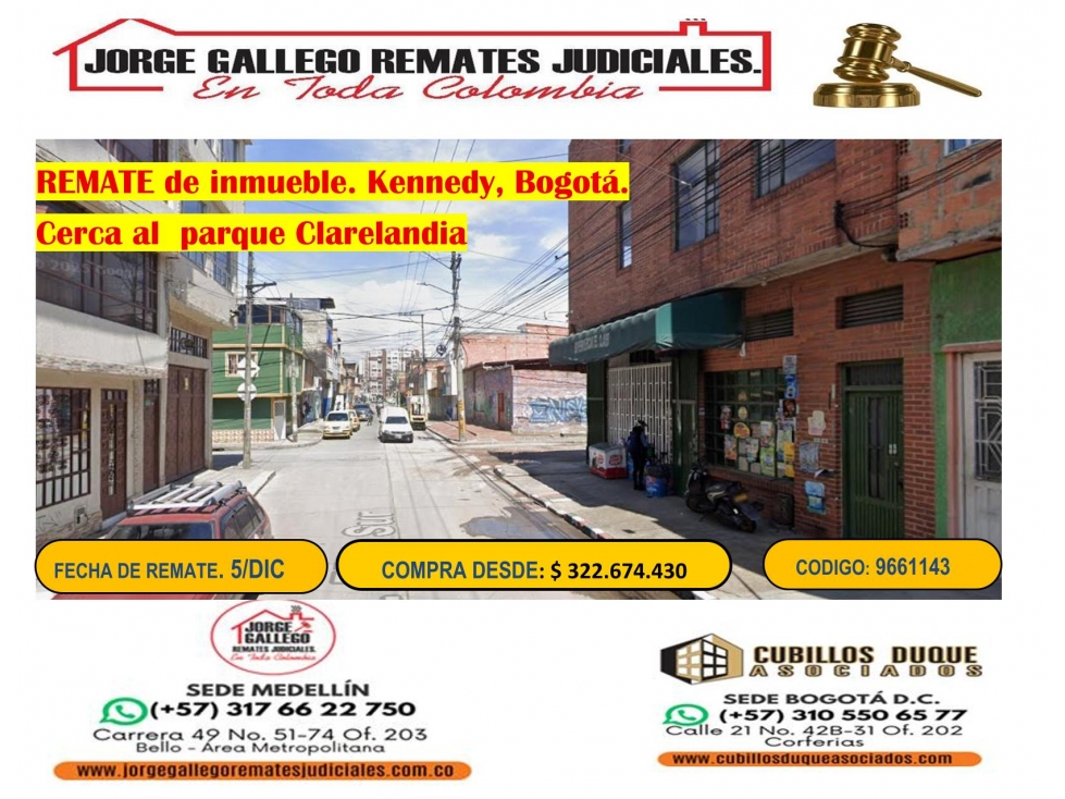 REMATE DE INMUEBLE