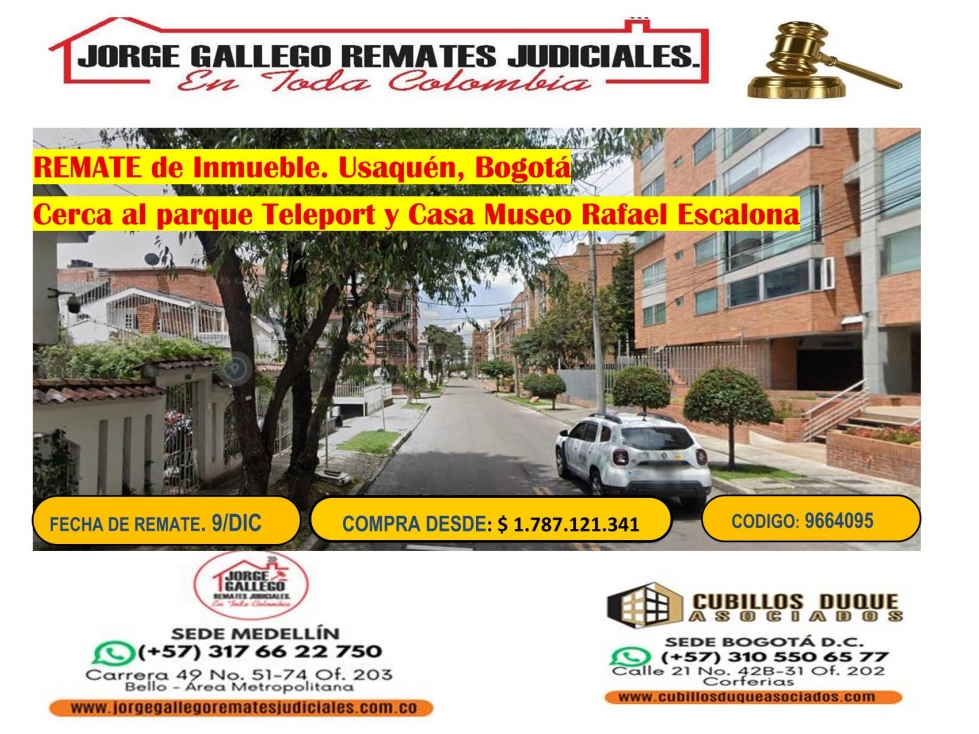 REMATE DE APARTAMENTO