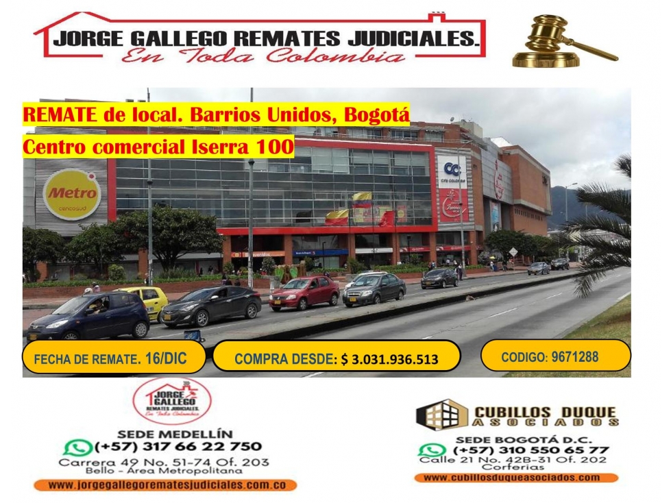 REMATE DE LOCAL