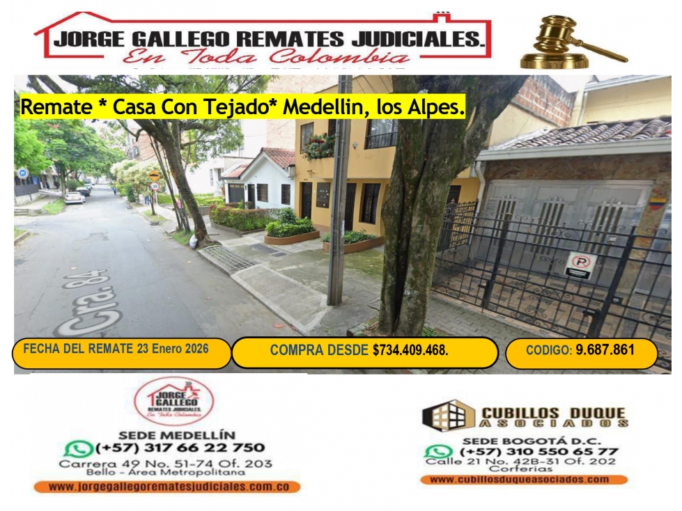 Remate*Casa * Medellin los Alpes.