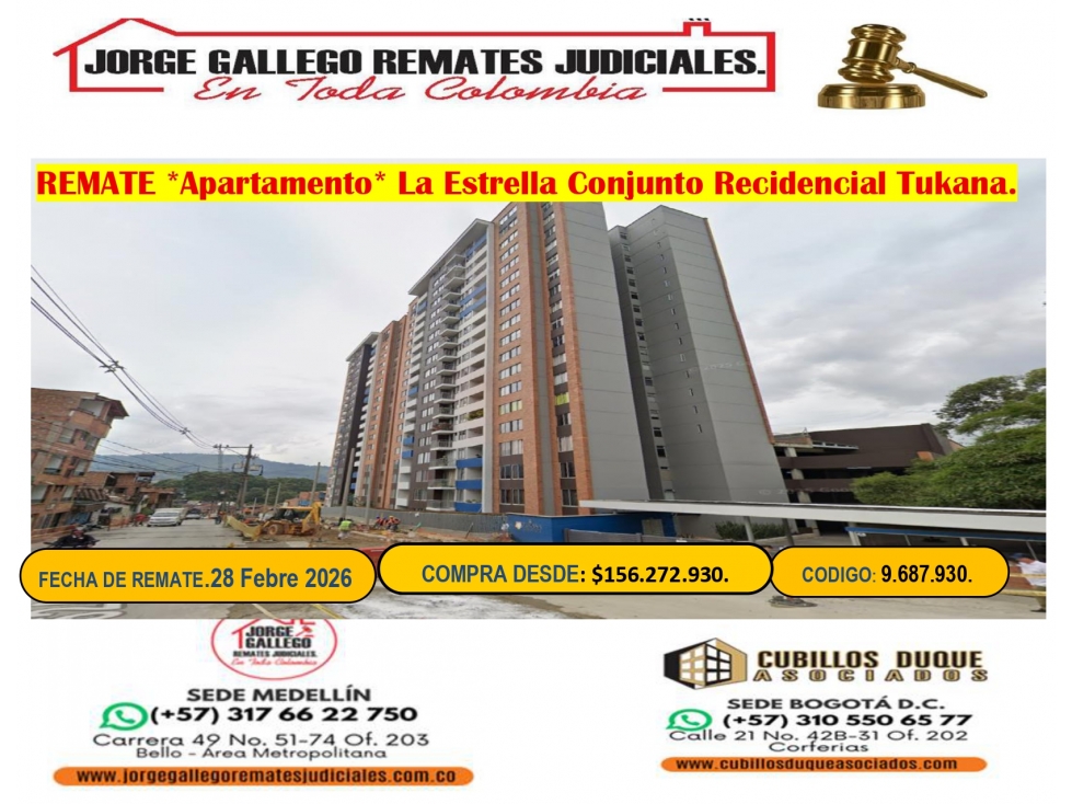 Remate * APTO * LA Estrella Urbanizacion,Tukana.