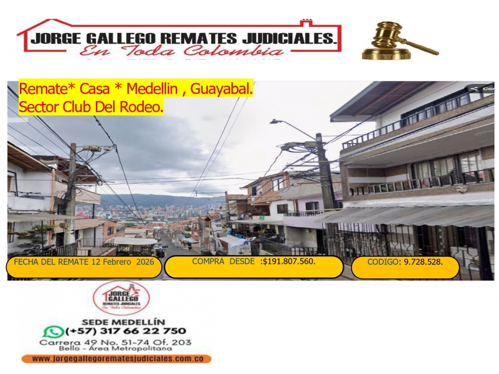 Remate*Casa *Medellin ,Guayabal. — foto 2