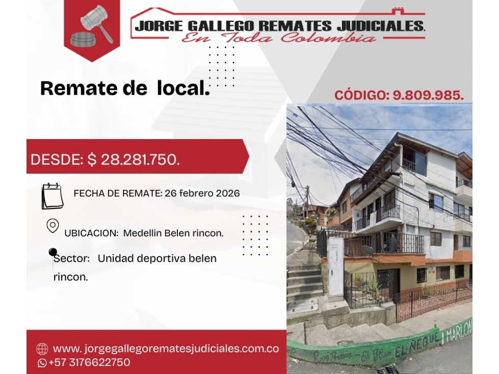 Remate*local * Medellin belen rincon .