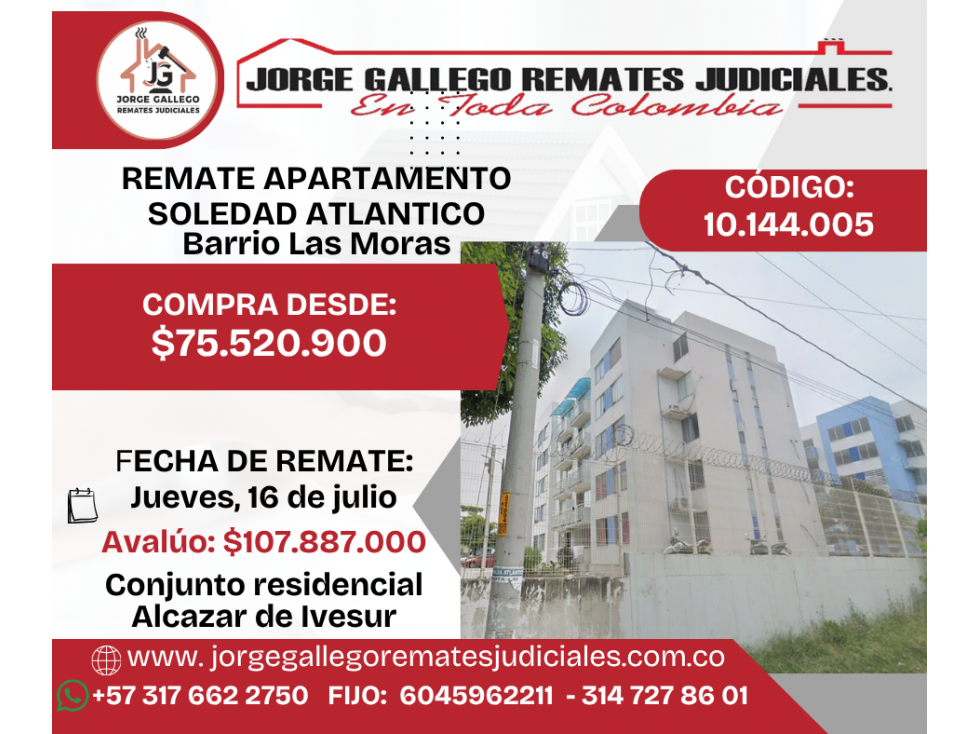 REMATE APARTAMENTO SOLEDAD ATLANTICO — foto 2