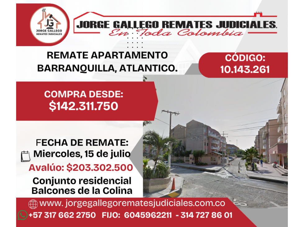 REMATE APARTAMENTO BARRANQUILLA, ATLANTICO — foto 2