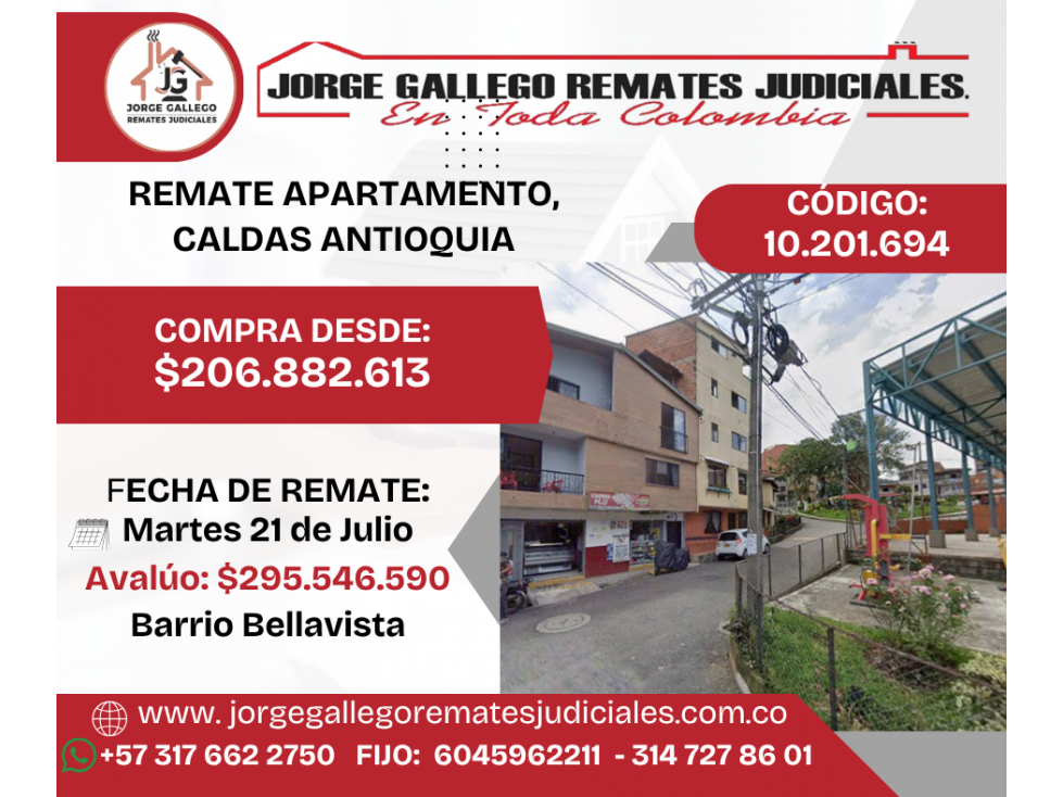 REMATE APARTAMENTO, CALDAS ANTIOQUIA — foto 2