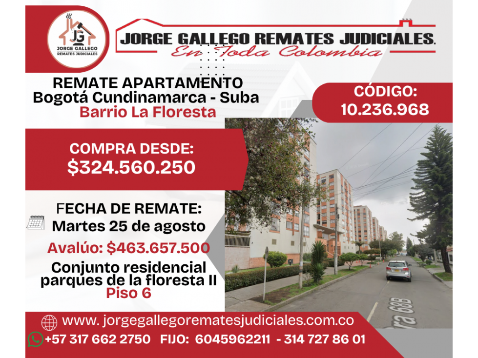 REMATE APARTAMENTO BOGOTÁ, SUBA — foto 3