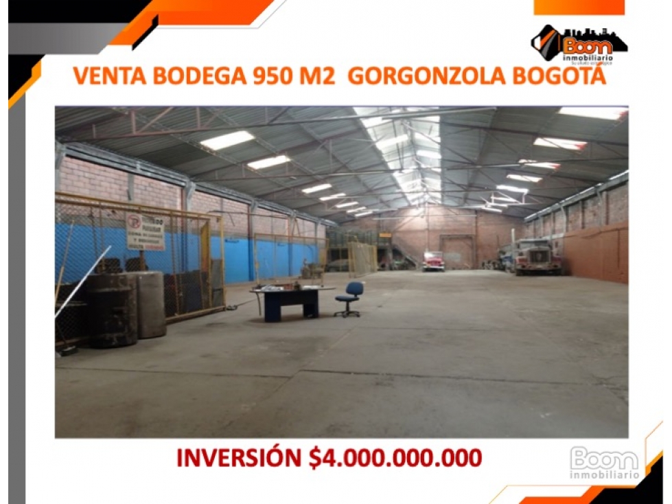 VENTA BODEGA 950 M2 GORGONZOLA BOGOTÁ