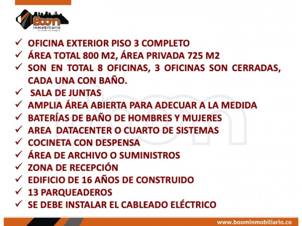 ARRIENDO O VENTA OFICINAS 800 M2 EN CALLE 90 -CHICO — foto 2
