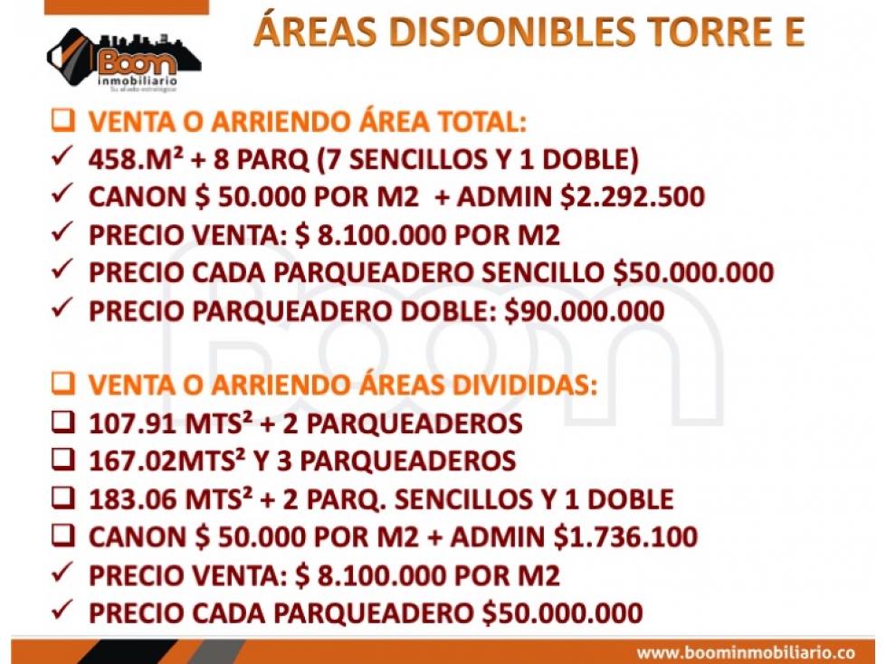 ARRIENDO VENTA OFICINAS 108 M2, 167 M2, 183 M2 EN NORTH POINT — foto 2