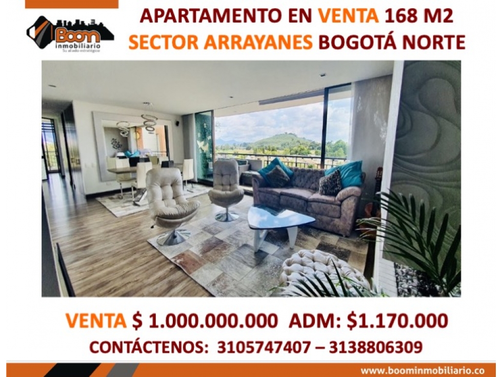 VENTA APARTAMENTO SECTOR ARRAYANES