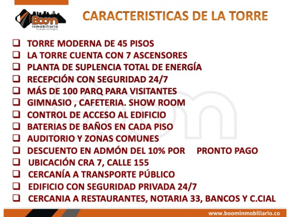 ARRIENDO VENTA OFICINAS 108 M2, 167 M2, 183 M2 EN NORTH POINT — foto 3