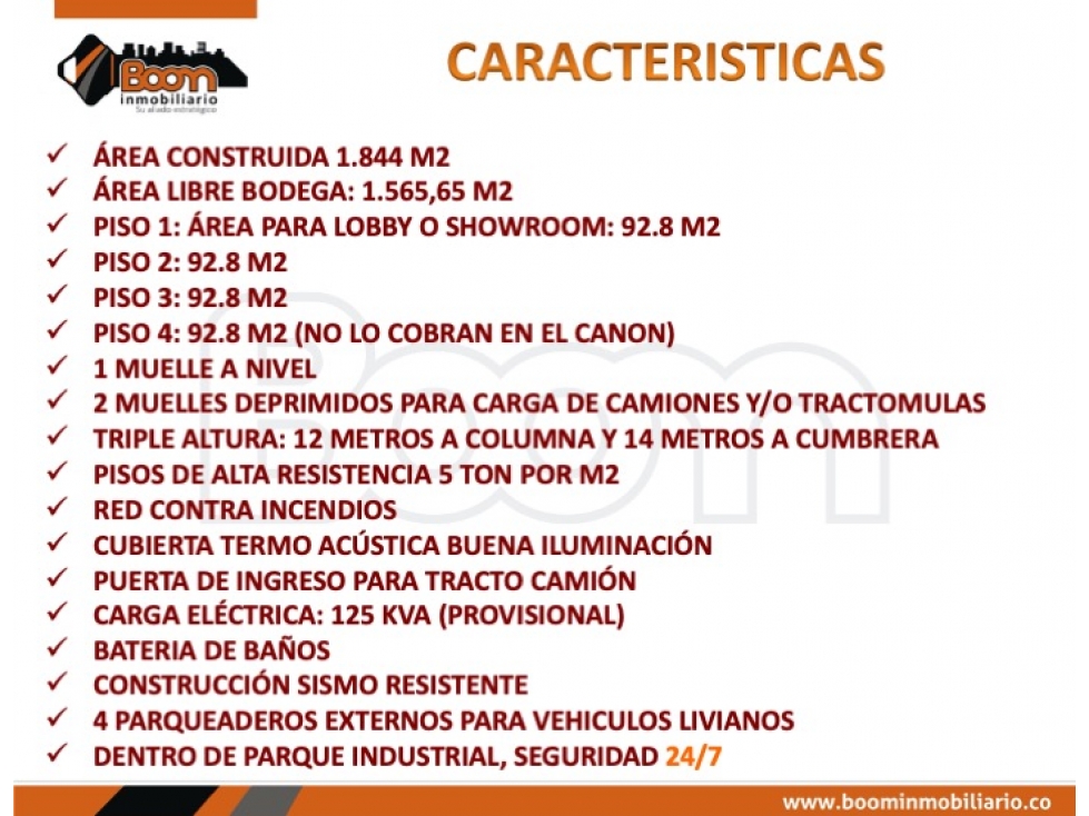 ARRIENDO BODEGA 1.844 M2 TOCANCIPÁ - 2