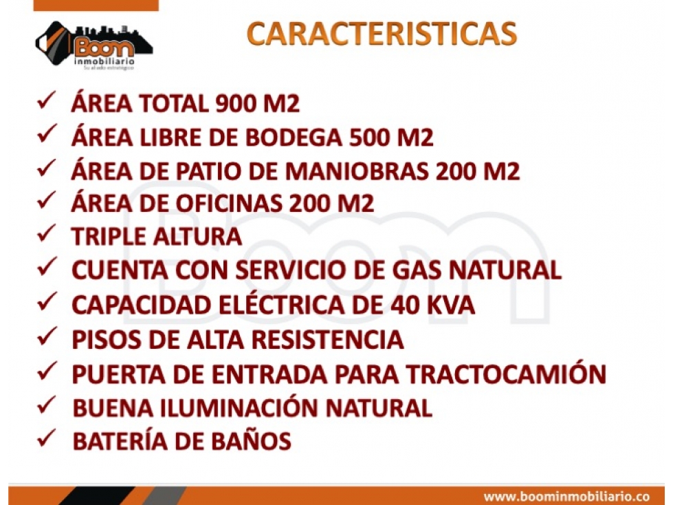 ARRIENDO BODEGA 900 M2 SECTOR INDUSTRIAL MOSQUERA - 2