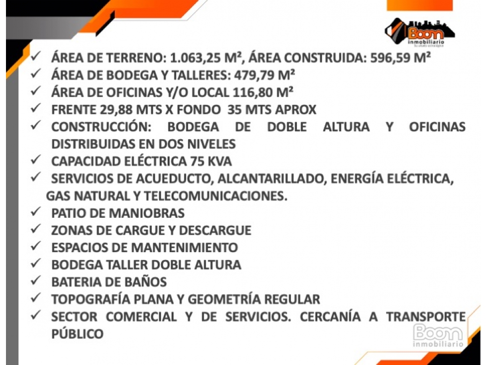 VENTA BODEGA 1.659 M2 BARRIOS UNIDOS - 3