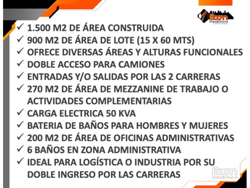 ARRIENDO BODEGA 1.500 M2 PUENTE ARANDA 50 KVA - 2