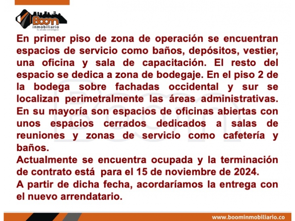 ARRIENDO GRAN BODEGA 9.256 M2 EN SIBERIA - 4