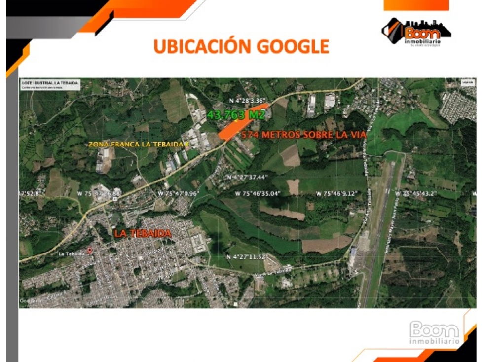 VENTA LOTE INDUSTRIAL 43.763 M2 LA TEBAIDA QUINDIO - 4