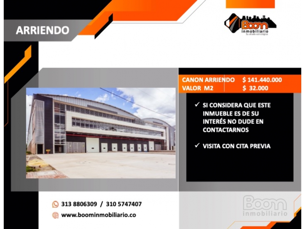 ARRIENDO BODEGA 4.420 M2 (AREA LIBRE 3.888 M2) FONTIBÓN — foto 6