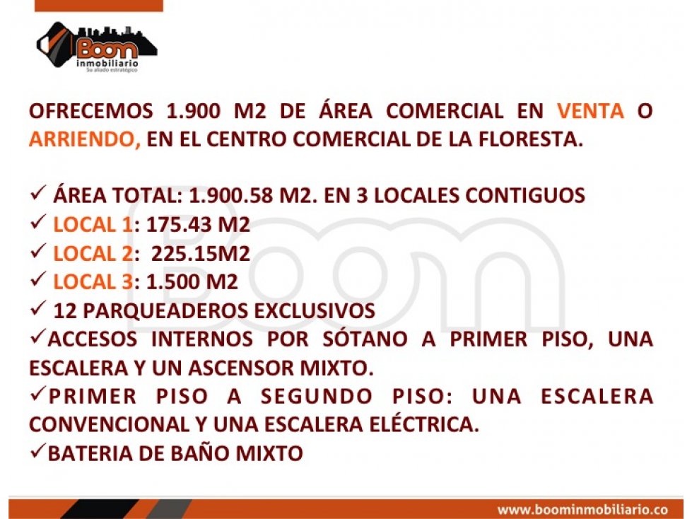 VENTA ARRIENDO LOCALES 1.900 M2 FLORESTA — foto 2
